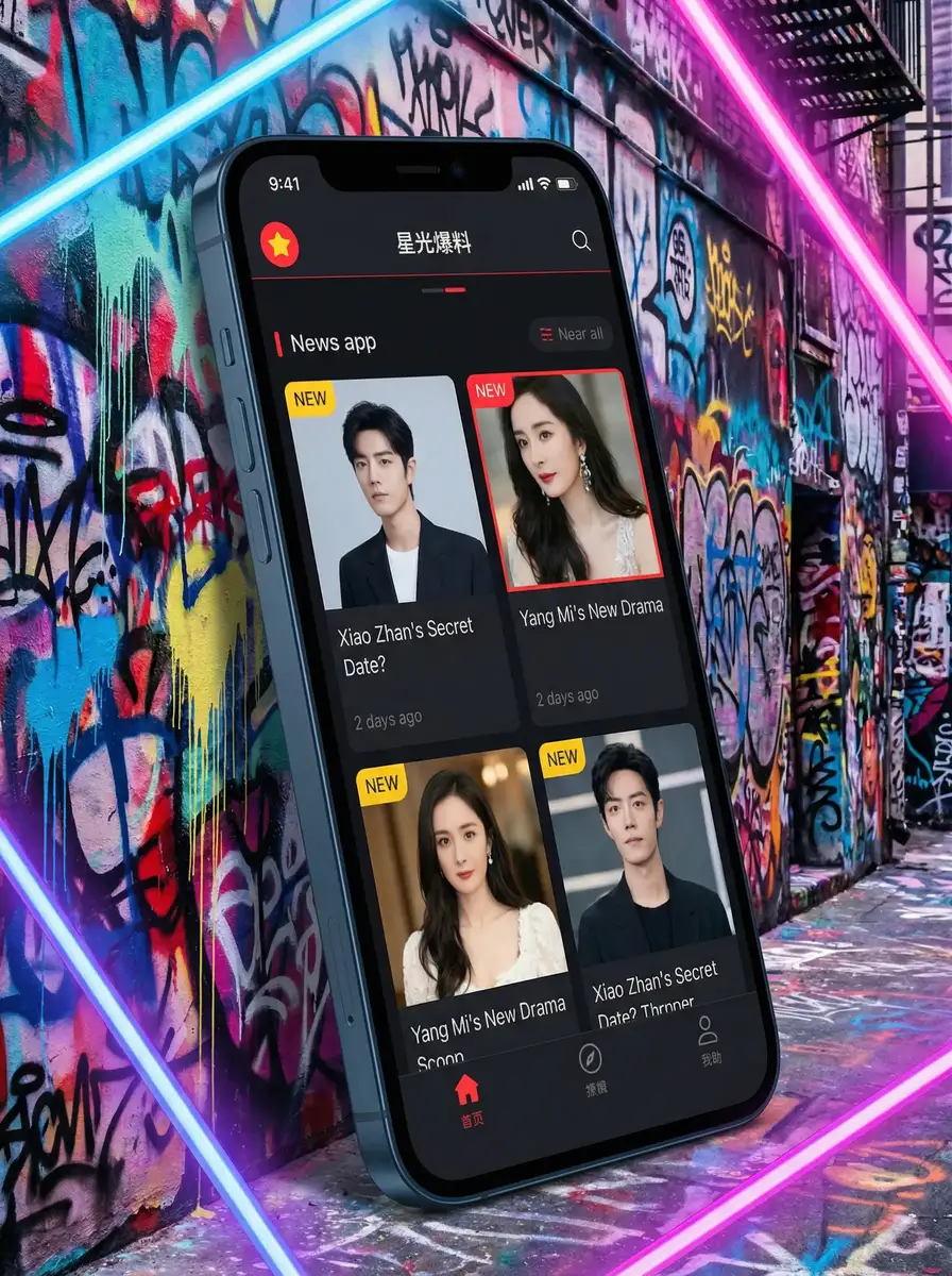 偶然闯入的世界 APP界面展示 - 掌上吃瓜神器
